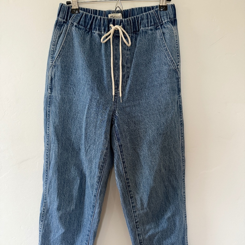 Madewell elastic waist jeans